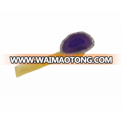 agate slice magnet decorative curtain clip