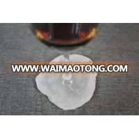 10cm tumbled irregular white selenite coaster