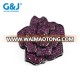 GJ brand wholesale Fashion micro pave beads flower rose shape pendant